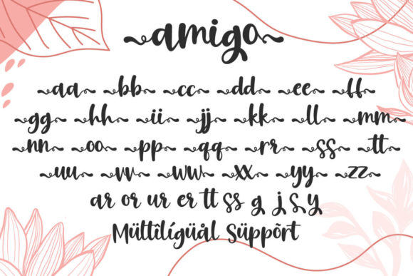 Amigo Font Poster 7