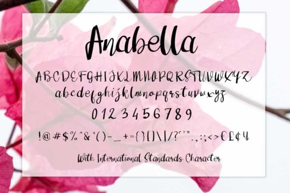 Anabella Font Poster 4