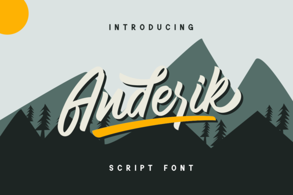 Anderik Font Poster 1