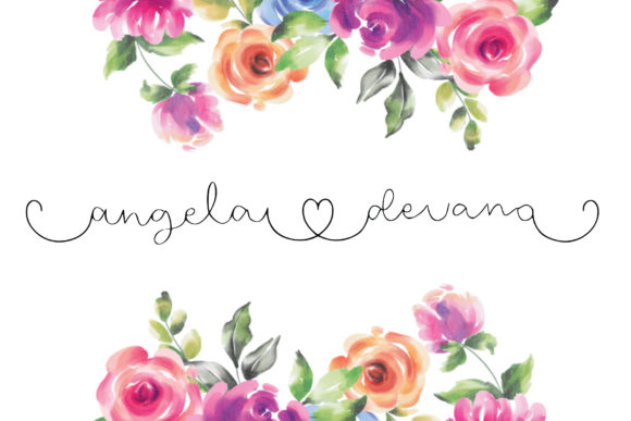 Angela Devano Font Poster 1