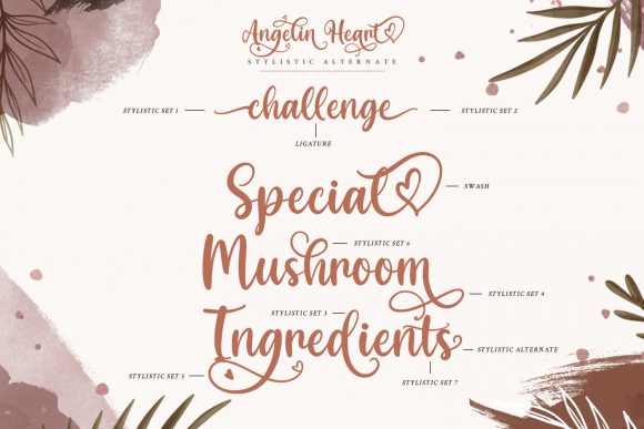 Angelin Heart Font Poster 9
