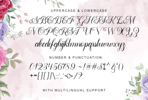 Angelina Font Poster 11