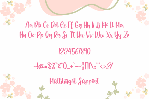 Anoushka Font Poster 8