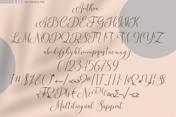 Anthea Font Poster 8