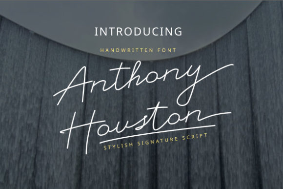 Anthony Houston Font