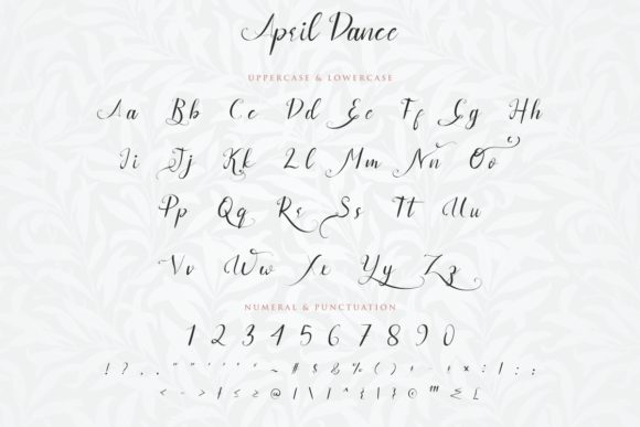 April Dance Font Poster 5