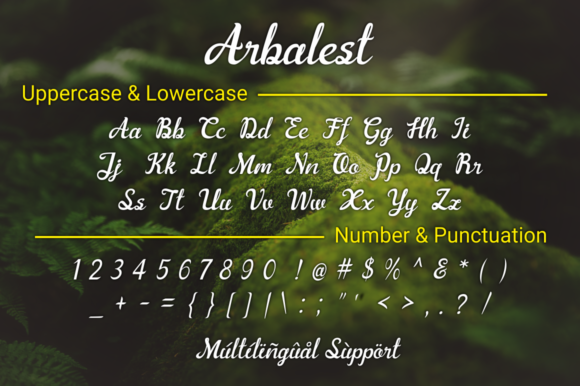 Arbalest Font Poster 3