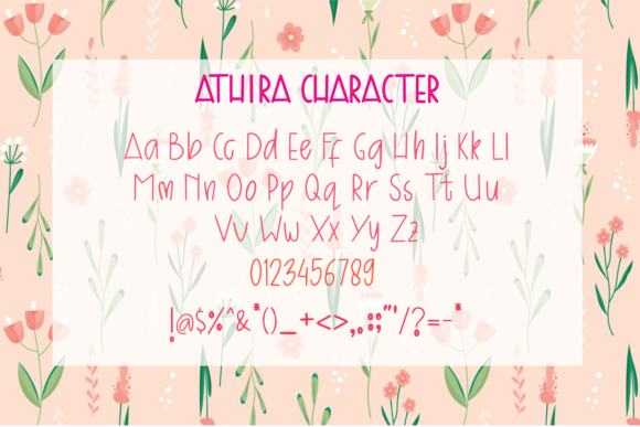 Athira Font Poster 2