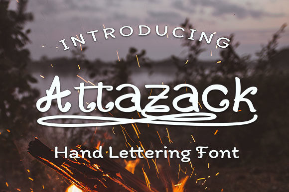 Attazack Font Poster 1