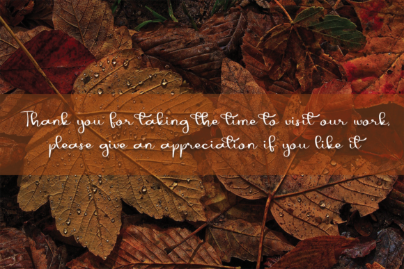 Autumn Font Poster 6