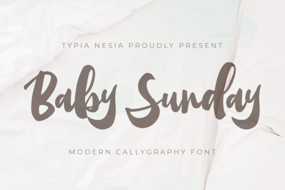 Baby Sunday Font Poster 10