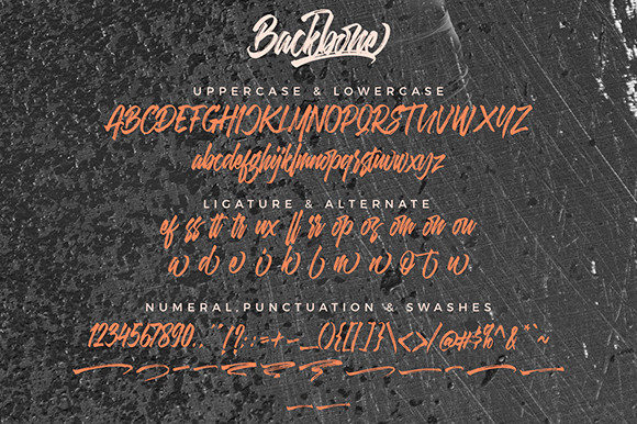 Backbone Font Poster 4