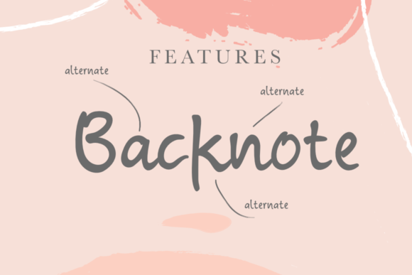 Backnotes Font Poster 2