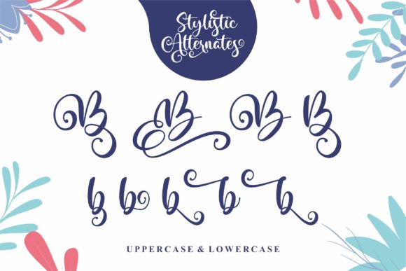 Bamble Hearts Font Poster 3