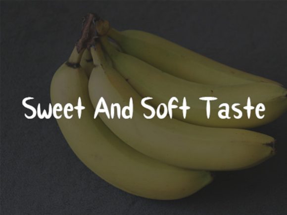 Banana Fruit Font Poster 3
