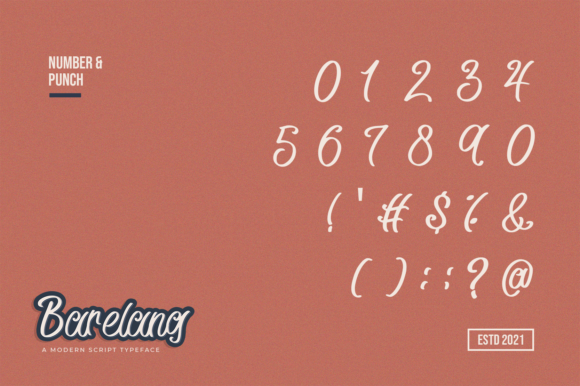 Barelang Font Poster 4