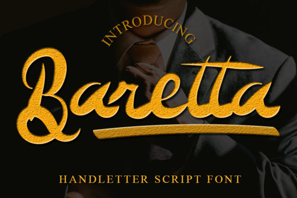 Baretta Font Poster 1