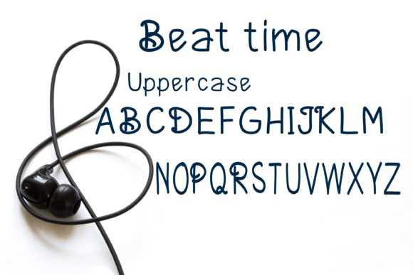 Beat Time Font Poster 2
