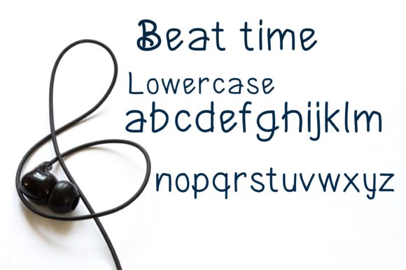 Beat Time Font Poster 3