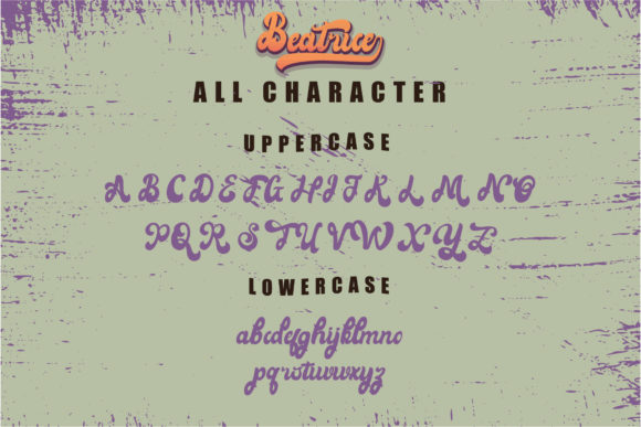 Beatrice Font Poster 4