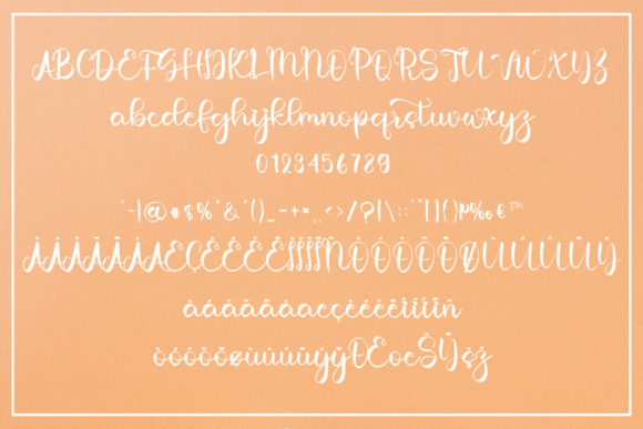 Beauty Yellow Font Poster 5