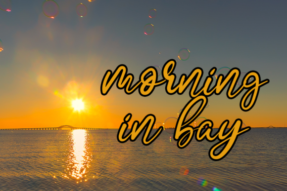 Believe Morning Font Poster 4