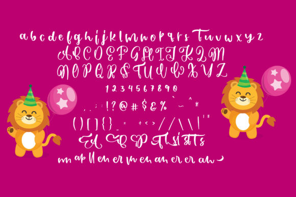 Bella Sapira Font Poster 5