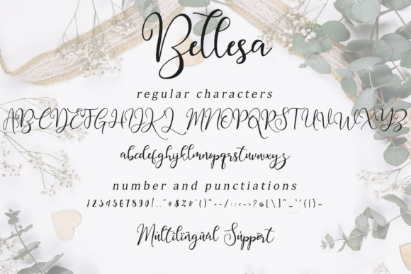 Bellesa Font Poster 7