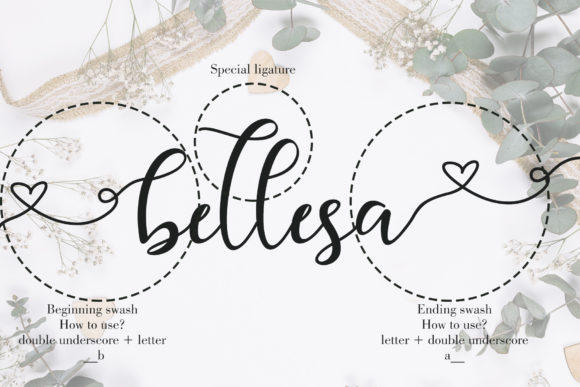 Bellesa Font Poster 8