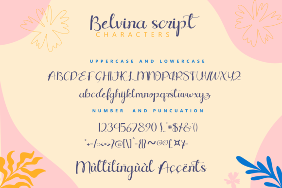 Belvina Font Poster 6