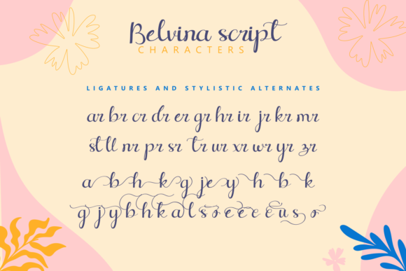 Belvina Font Poster 7