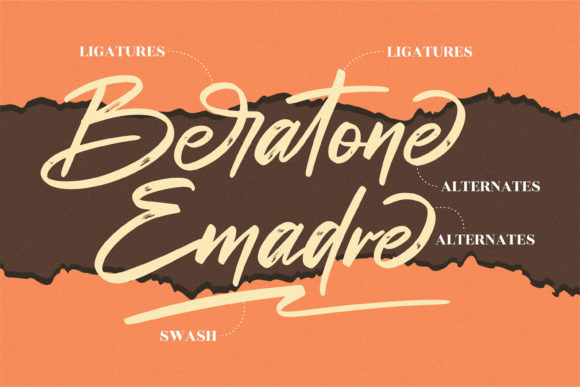 Beratone Emadre Font Poster 12