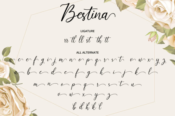 Bestina Font Poster 7