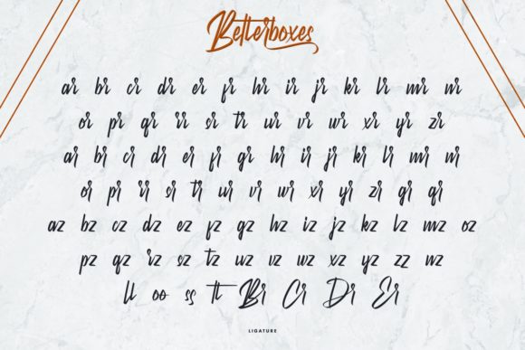 Betterboxes Font Poster 7