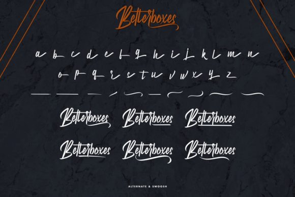 Betterboxes Font Poster 9