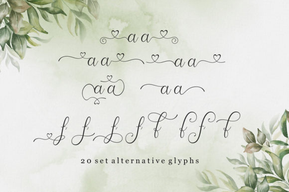 Bettyana Script Font Poster 7