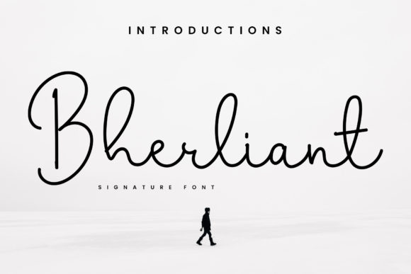 Bherliant Font Poster 1