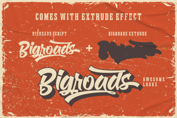 Bigroads Script Font Poster 3