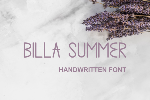 Billa Summer Font Poster 1