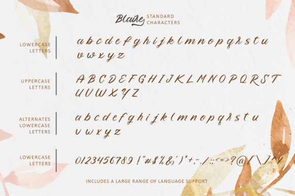 Blaire Font Poster 11