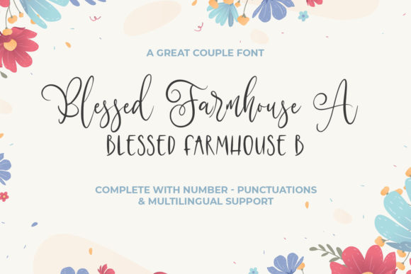 Blessed Farmhouse Font Poster 9
