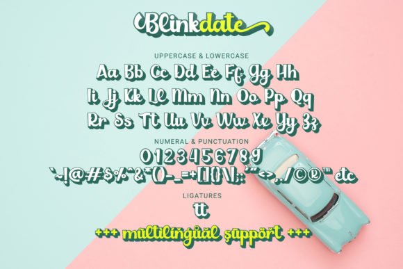 Blinkdate Font Poster 9