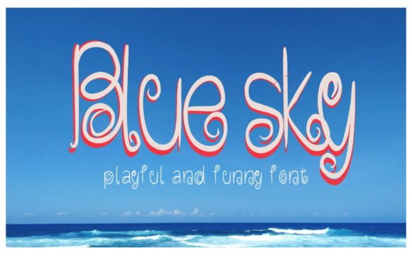 Blue Sky Font