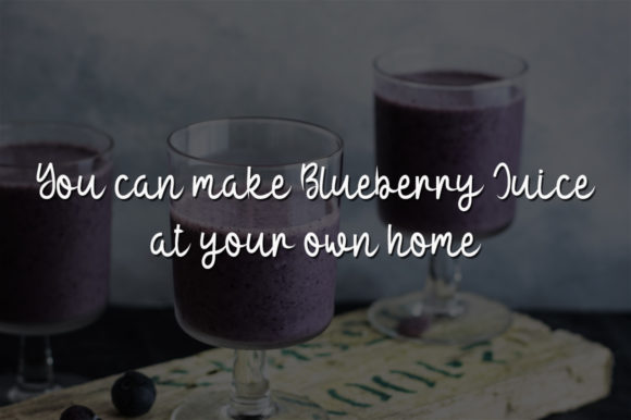 Blueberry Juice Font Poster 2