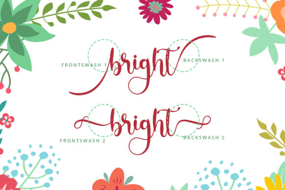 Blush Night Font Poster 2