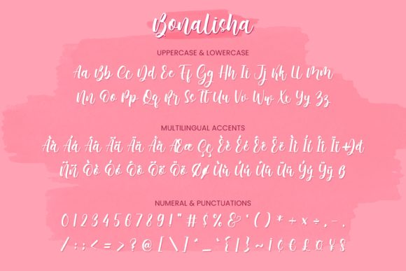 Bonalisha Font Poster 8