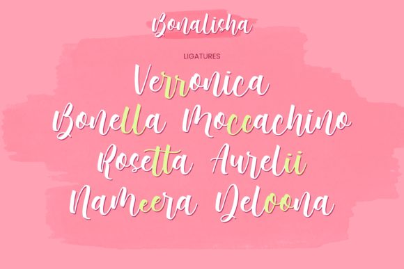 Bonalisha Font Poster 9