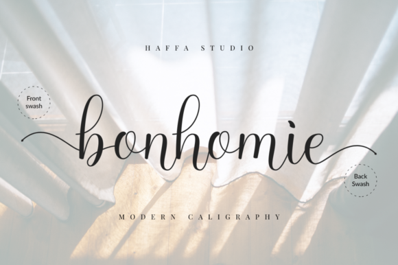 Bonhomie Font Poster 5