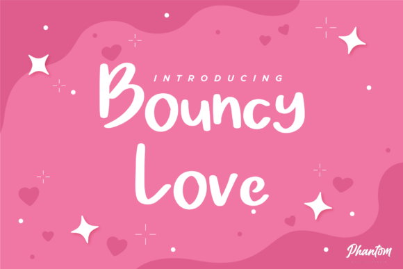 Bouncy Love Font Poster 1
