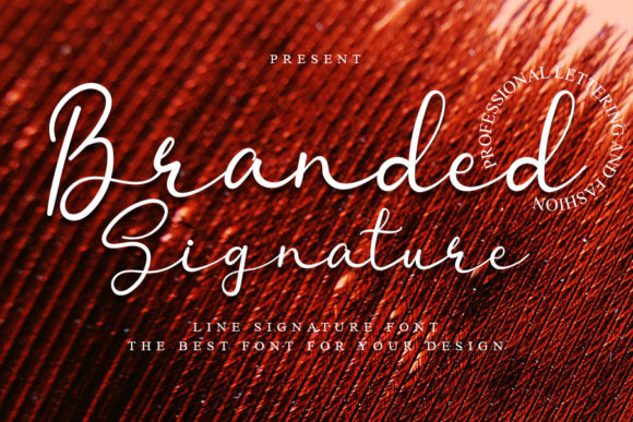 Branded Signature Font